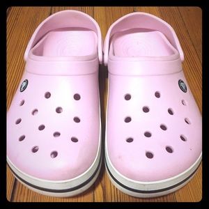 CROCS light pink classic clog shoe